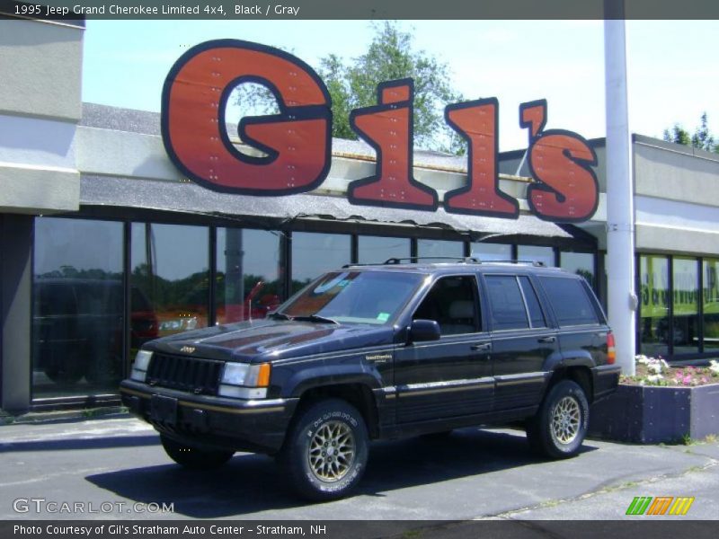 Black / Gray 1995 Jeep Grand Cherokee Limited 4x4
