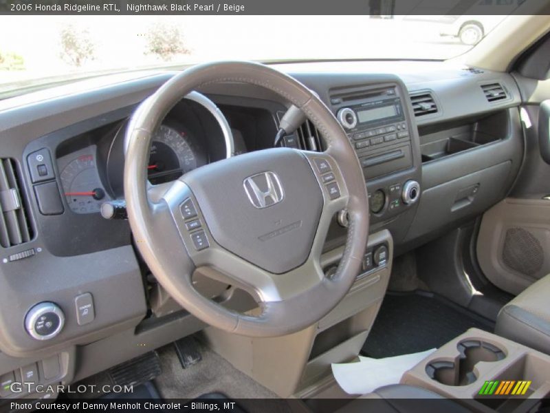 Nighthawk Black Pearl / Beige 2006 Honda Ridgeline RTL