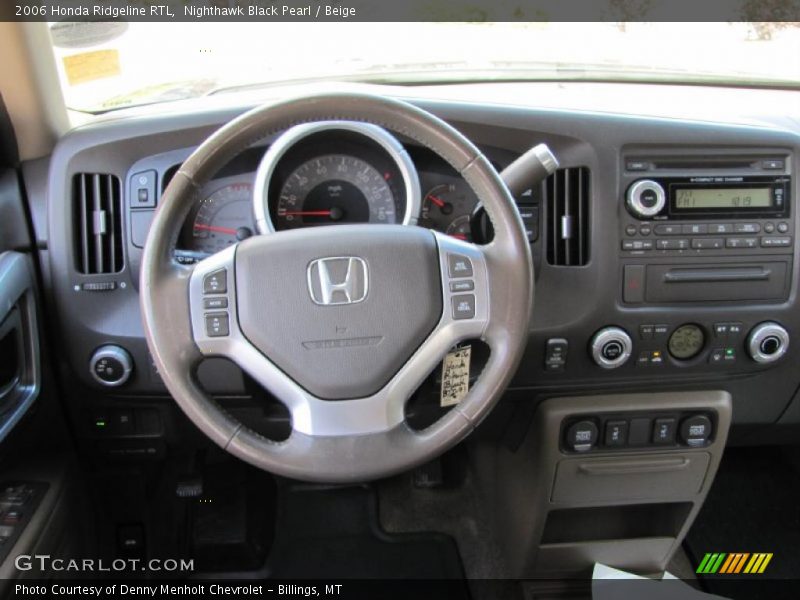 Nighthawk Black Pearl / Beige 2006 Honda Ridgeline RTL