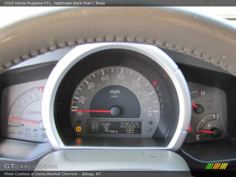 Nighthawk Black Pearl / Beige 2006 Honda Ridgeline RTL