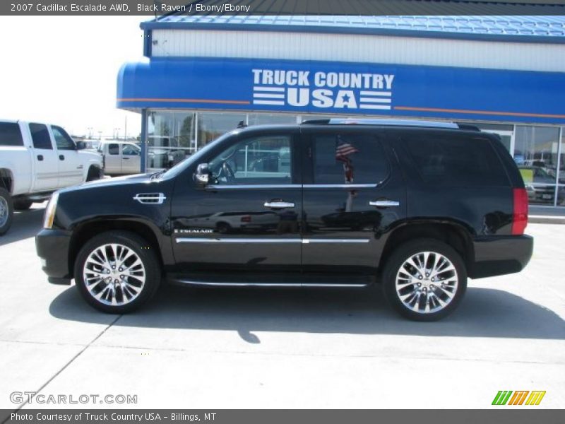 Black Raven / Ebony/Ebony 2007 Cadillac Escalade AWD