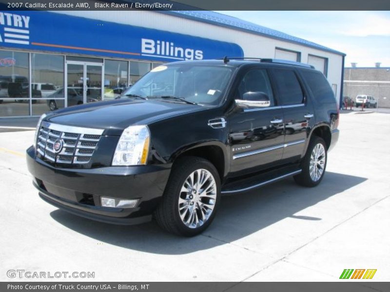 Black Raven / Ebony/Ebony 2007 Cadillac Escalade AWD