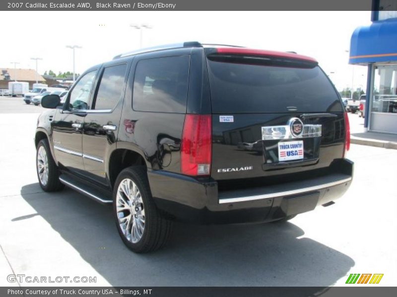 Black Raven / Ebony/Ebony 2007 Cadillac Escalade AWD