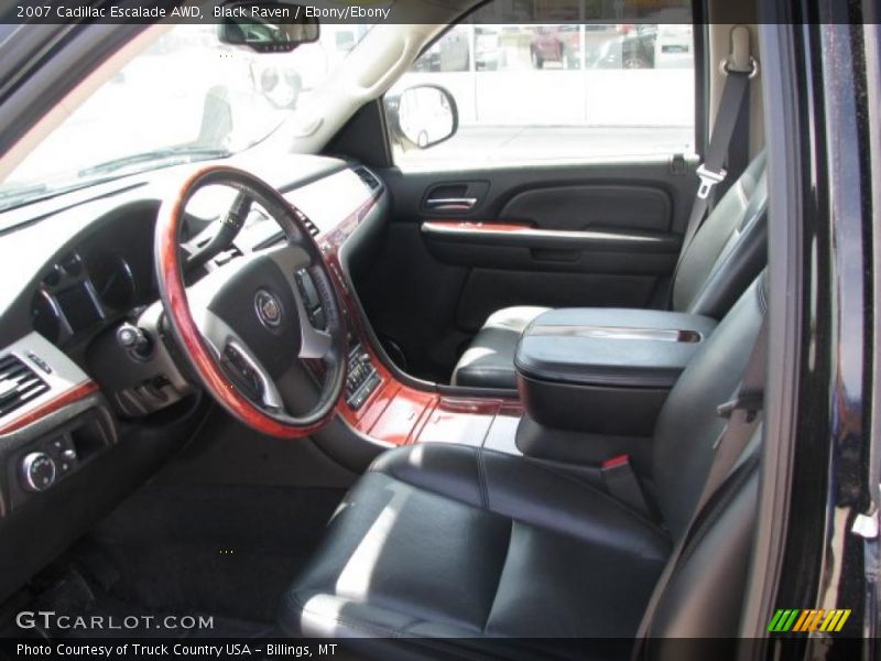 Black Raven / Ebony/Ebony 2007 Cadillac Escalade AWD
