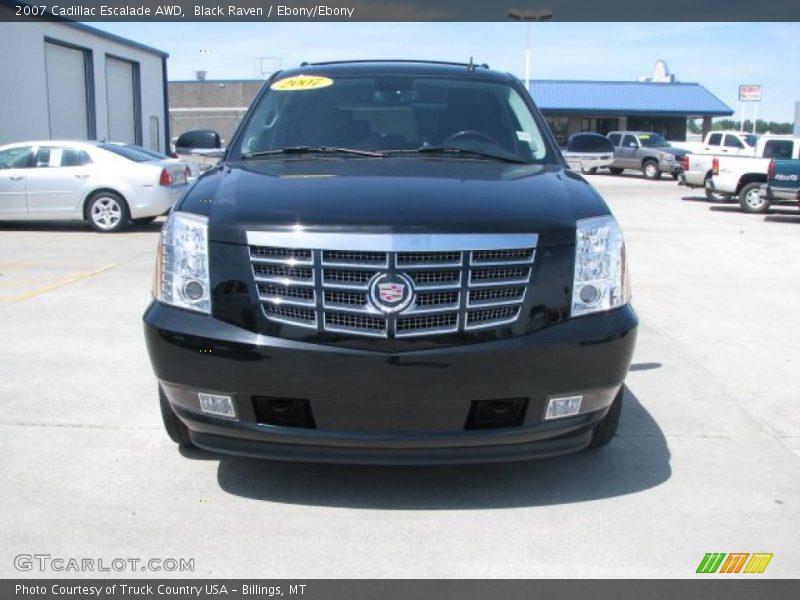 Black Raven / Ebony/Ebony 2007 Cadillac Escalade AWD