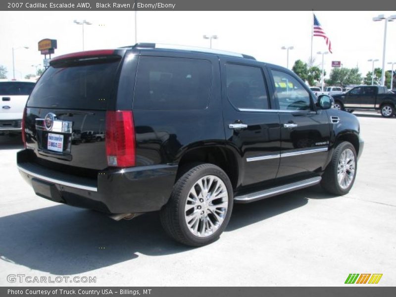 Black Raven / Ebony/Ebony 2007 Cadillac Escalade AWD