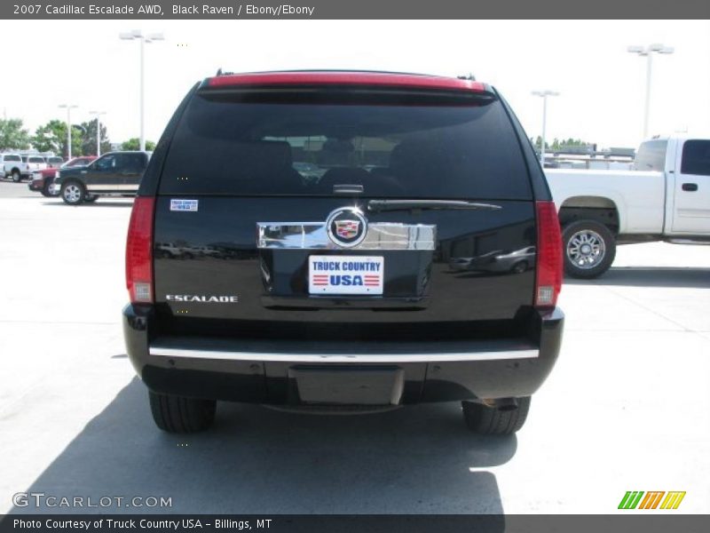 Black Raven / Ebony/Ebony 2007 Cadillac Escalade AWD