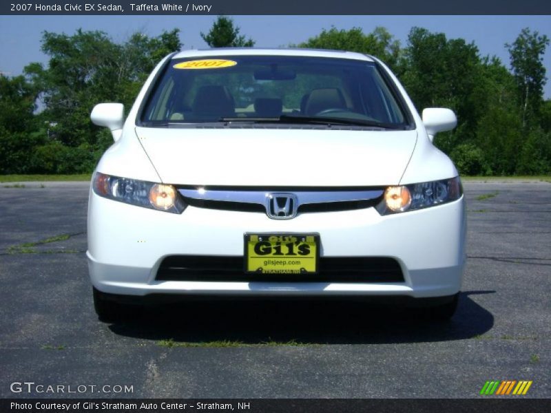 Taffeta White / Ivory 2007 Honda Civic EX Sedan