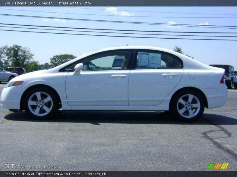 Taffeta White / Ivory 2007 Honda Civic EX Sedan