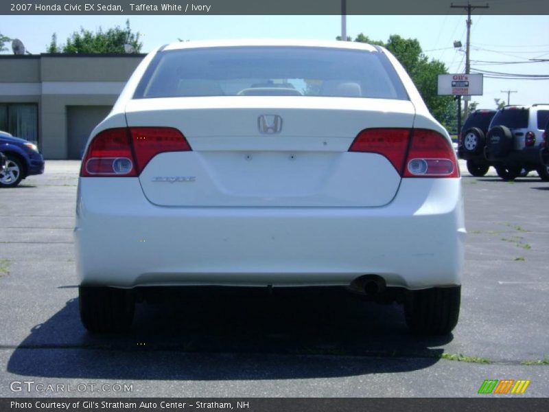 Taffeta White / Ivory 2007 Honda Civic EX Sedan