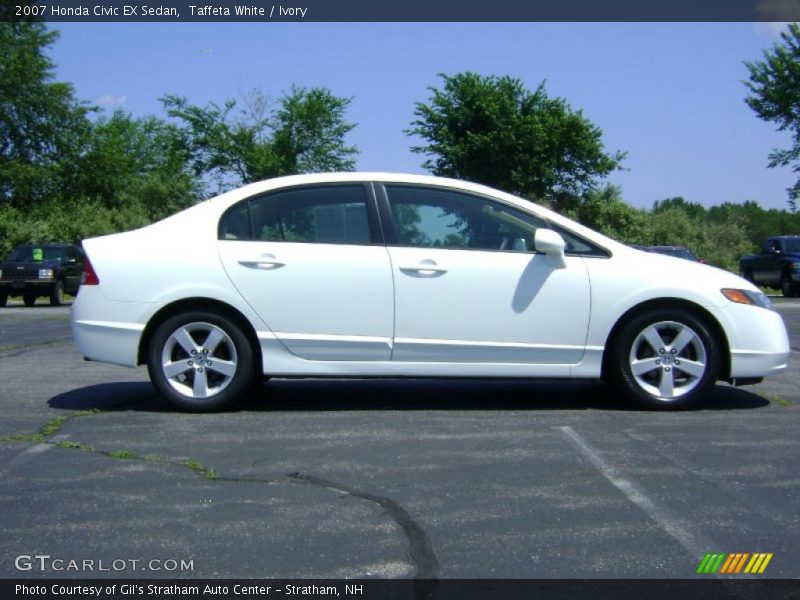Taffeta White / Ivory 2007 Honda Civic EX Sedan