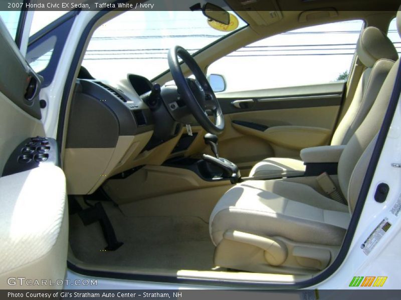 Taffeta White / Ivory 2007 Honda Civic EX Sedan