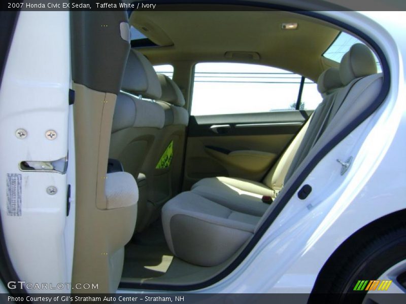 Taffeta White / Ivory 2007 Honda Civic EX Sedan