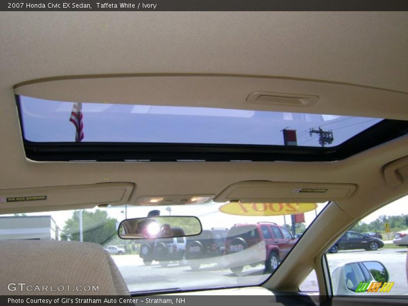 Taffeta White / Ivory 2007 Honda Civic EX Sedan