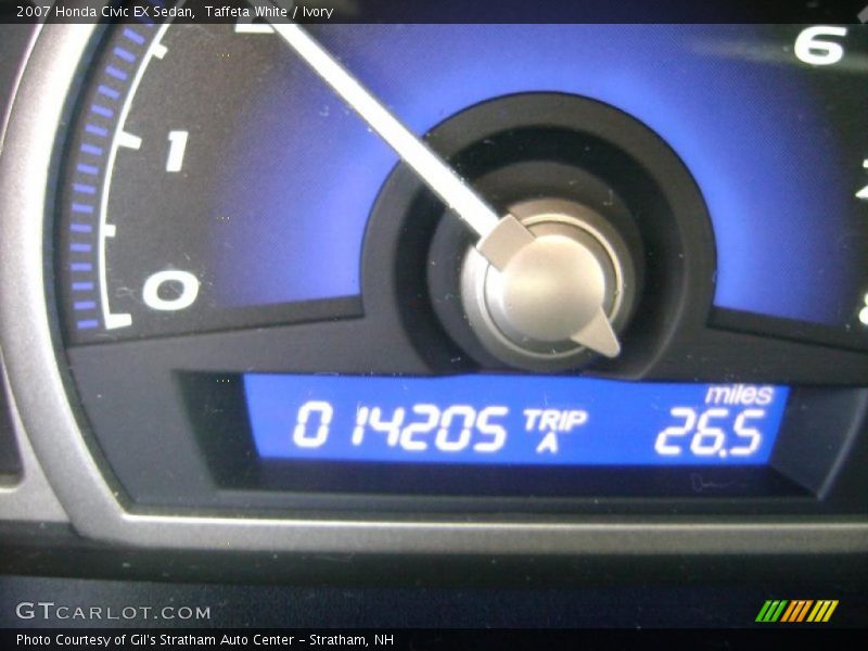 Taffeta White / Ivory 2007 Honda Civic EX Sedan