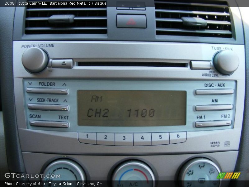 Barcelona Red Metallic / Bisque 2008 Toyota Camry LE