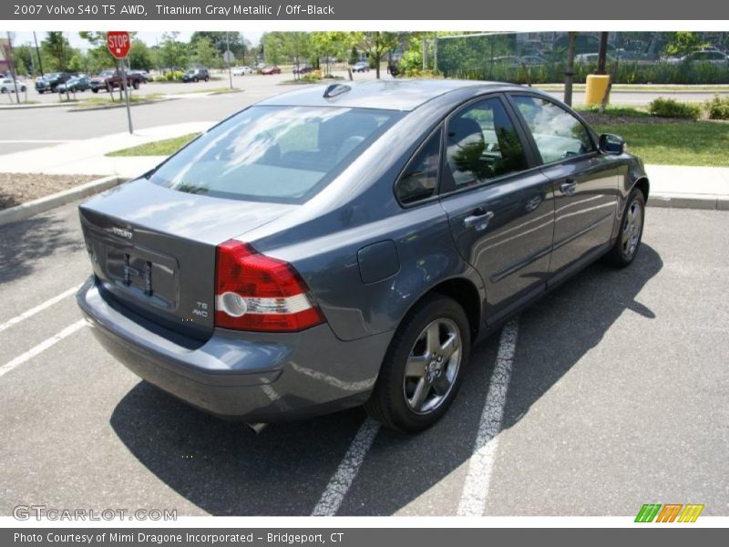 Titanium Gray Metallic / Off-Black 2007 Volvo S40 T5 AWD