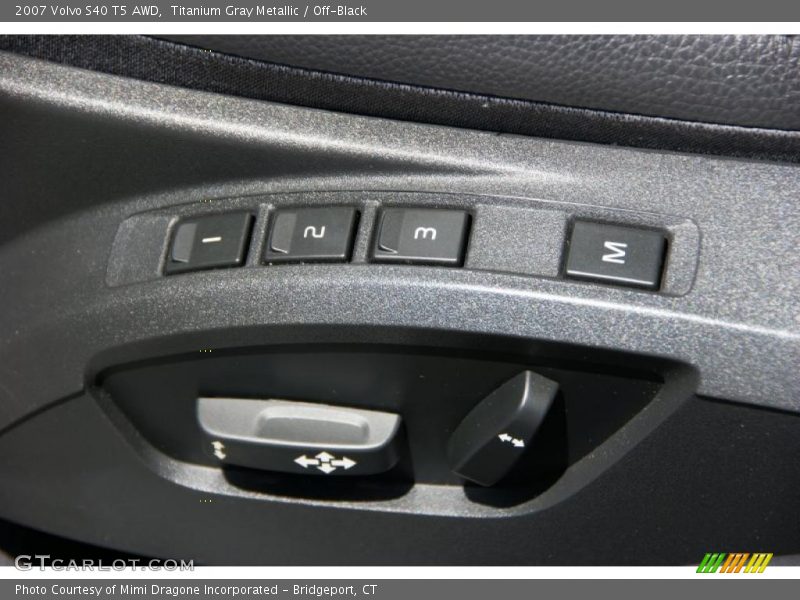 Titanium Gray Metallic / Off-Black 2007 Volvo S40 T5 AWD