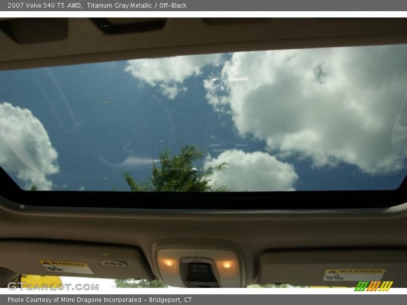 Titanium Gray Metallic / Off-Black 2007 Volvo S40 T5 AWD