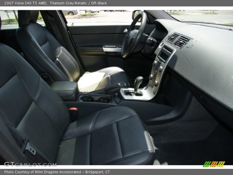 Titanium Gray Metallic / Off-Black 2007 Volvo S40 T5 AWD
