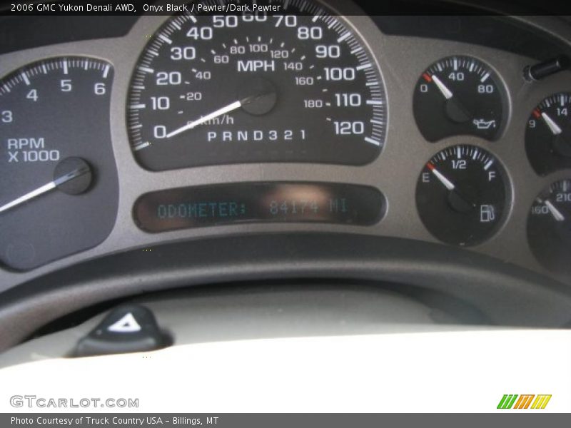 Onyx Black / Pewter/Dark Pewter 2006 GMC Yukon Denali AWD