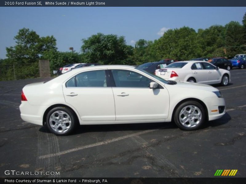 White Suede / Medium Light Stone 2010 Ford Fusion SE