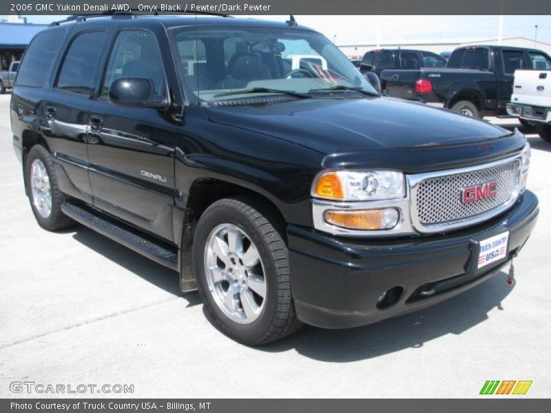 Onyx Black / Pewter/Dark Pewter 2006 GMC Yukon Denali AWD