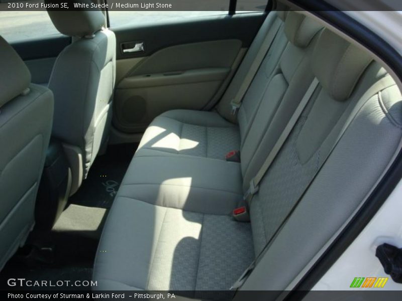 White Suede / Medium Light Stone 2010 Ford Fusion SE