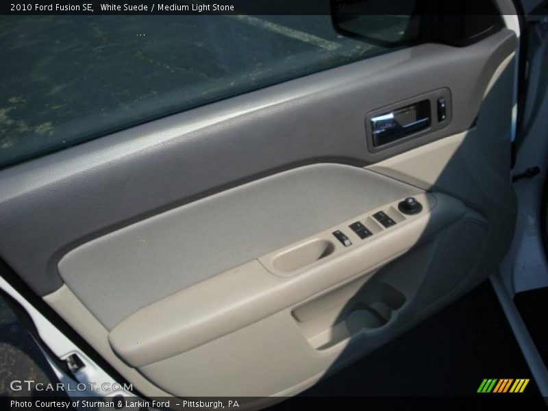 White Suede / Medium Light Stone 2010 Ford Fusion SE