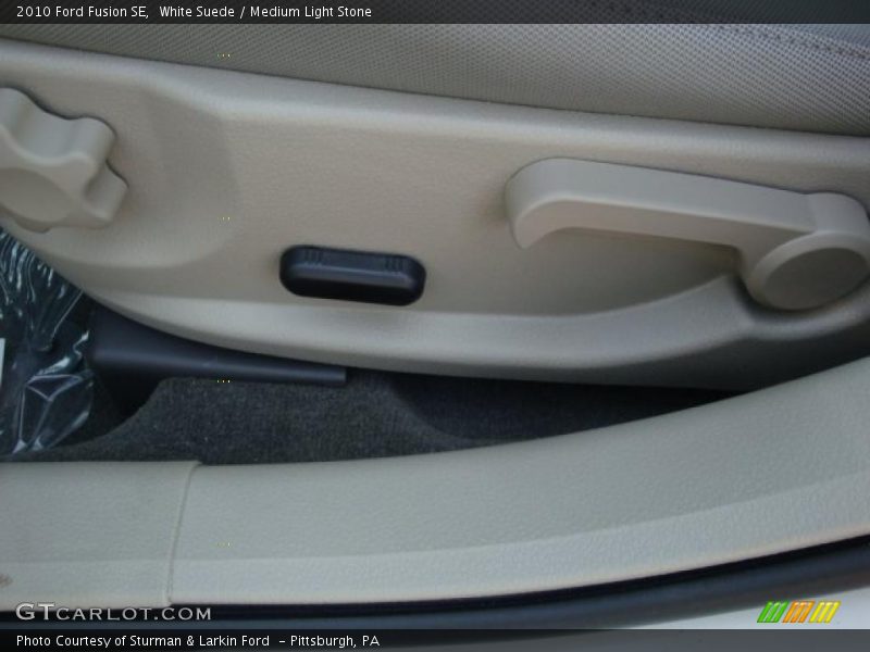 White Suede / Medium Light Stone 2010 Ford Fusion SE