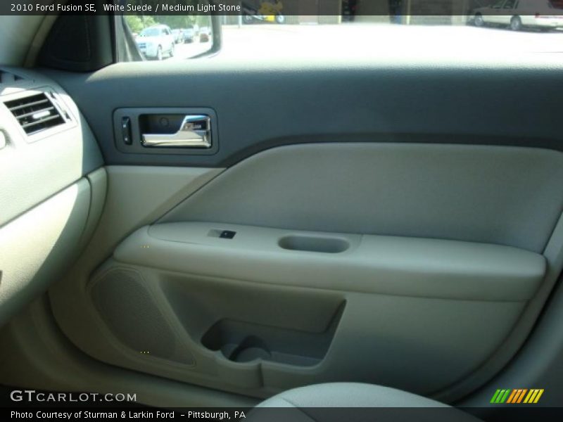 White Suede / Medium Light Stone 2010 Ford Fusion SE