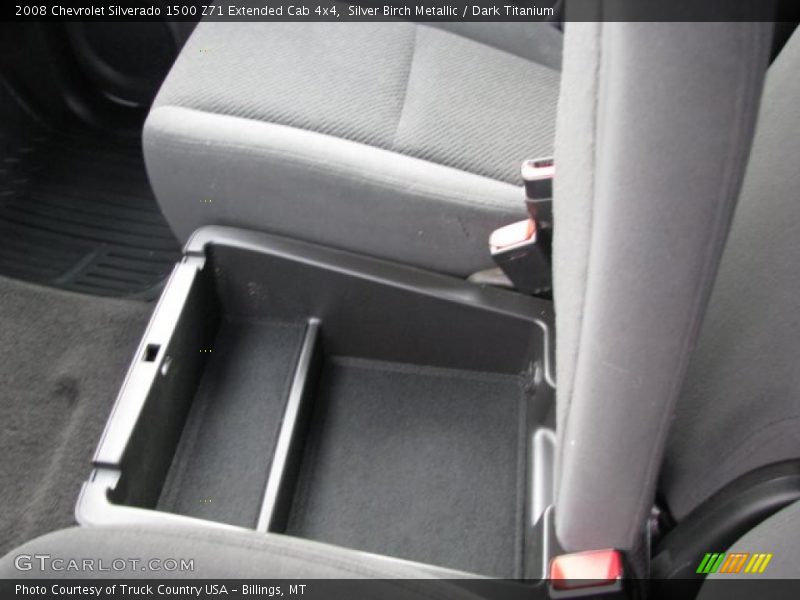 Silver Birch Metallic / Dark Titanium 2008 Chevrolet Silverado 1500 Z71 Extended Cab 4x4
