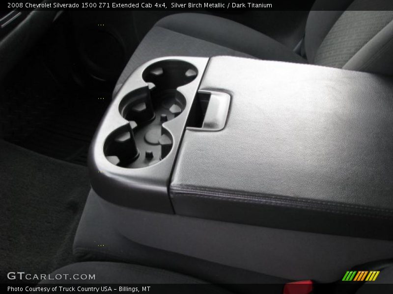 Silver Birch Metallic / Dark Titanium 2008 Chevrolet Silverado 1500 Z71 Extended Cab 4x4