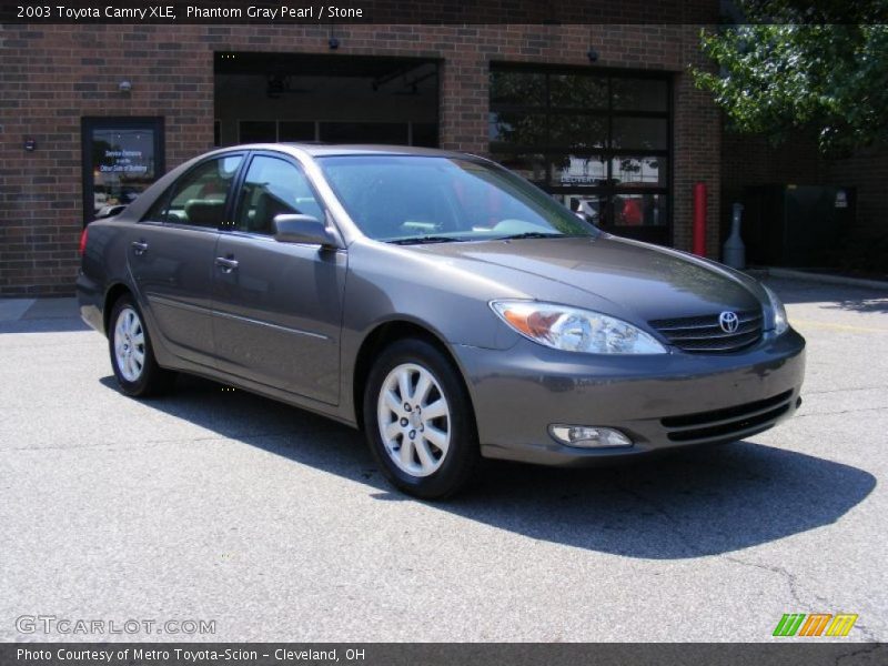 Phantom Gray Pearl / Stone 2003 Toyota Camry XLE