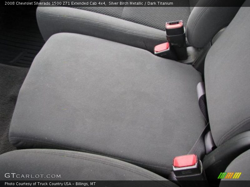 Silver Birch Metallic / Dark Titanium 2008 Chevrolet Silverado 1500 Z71 Extended Cab 4x4
