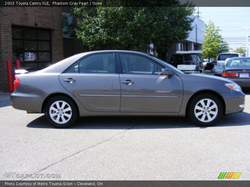 Phantom Gray Pearl / Stone 2003 Toyota Camry XLE