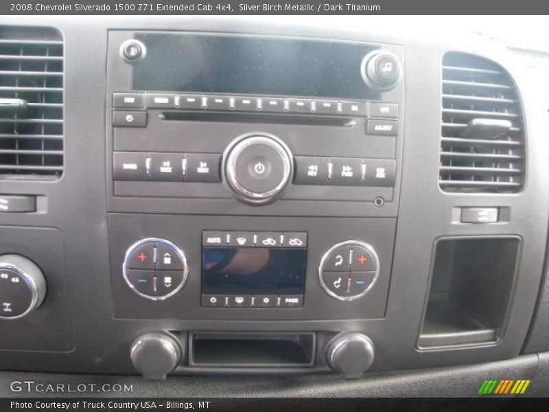 Silver Birch Metallic / Dark Titanium 2008 Chevrolet Silverado 1500 Z71 Extended Cab 4x4