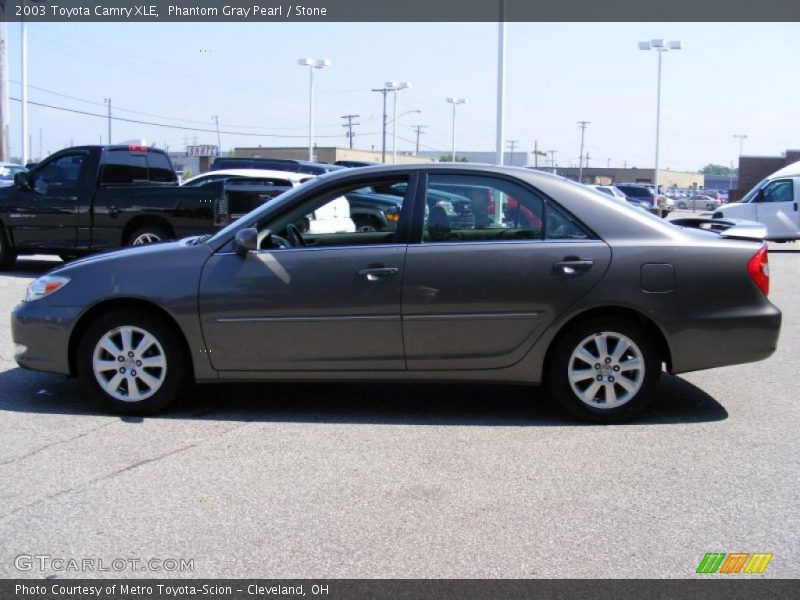 Phantom Gray Pearl / Stone 2003 Toyota Camry XLE