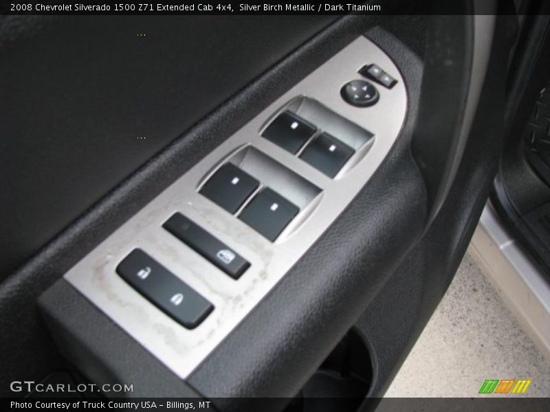Silver Birch Metallic / Dark Titanium 2008 Chevrolet Silverado 1500 Z71 Extended Cab 4x4