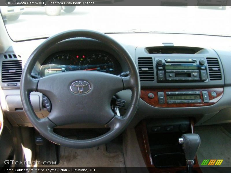 Phantom Gray Pearl / Stone 2003 Toyota Camry XLE