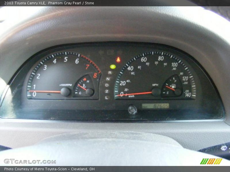 Phantom Gray Pearl / Stone 2003 Toyota Camry XLE