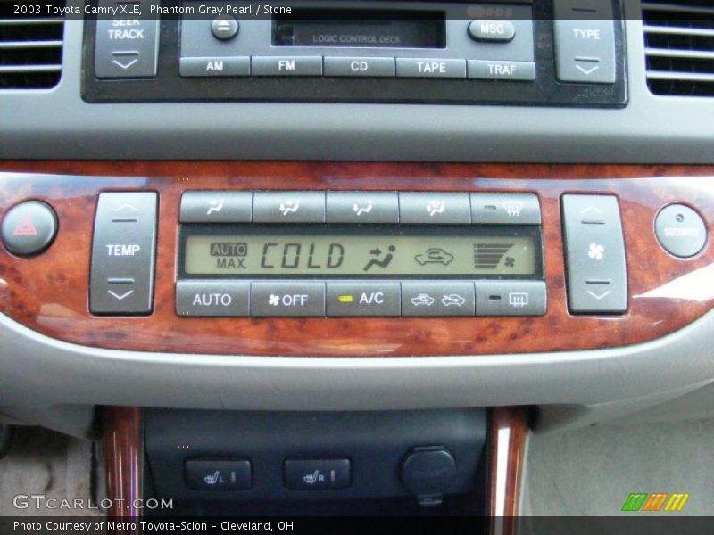 Phantom Gray Pearl / Stone 2003 Toyota Camry XLE