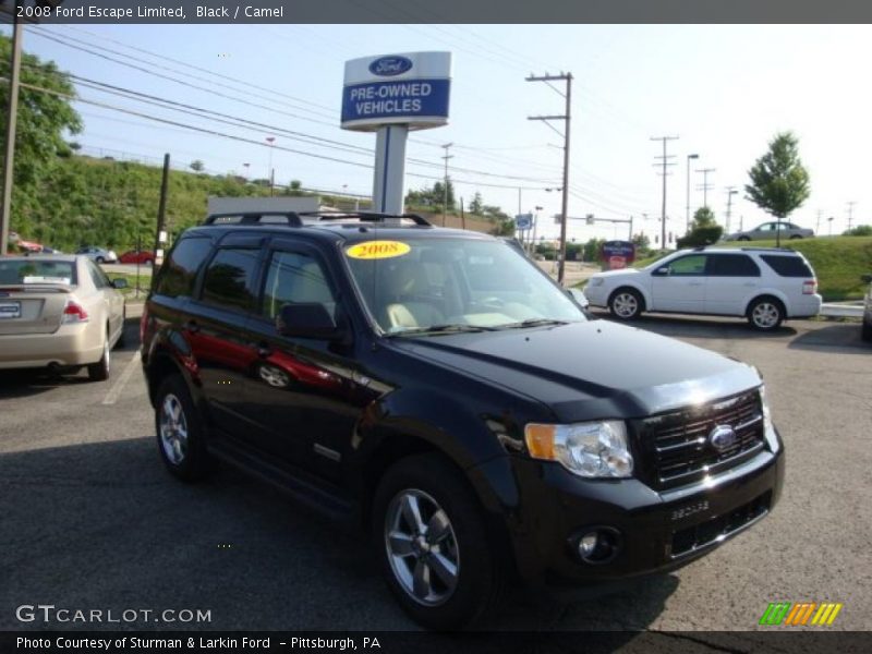 Black / Camel 2008 Ford Escape Limited