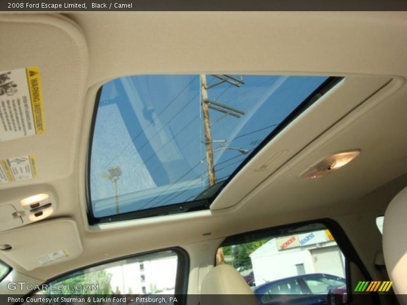 Black / Camel 2008 Ford Escape Limited