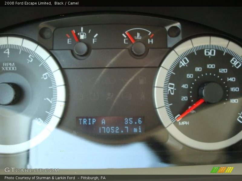 Black / Camel 2008 Ford Escape Limited
