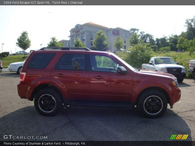 Torch Red / Charcoal 2009 Ford Escape XLT Sport V6