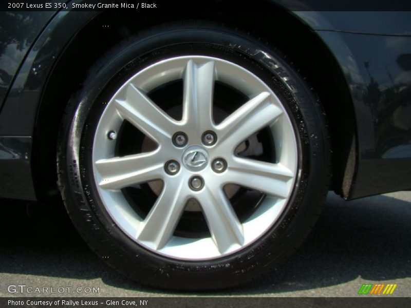 Smokey Granite Mica / Black 2007 Lexus ES 350
