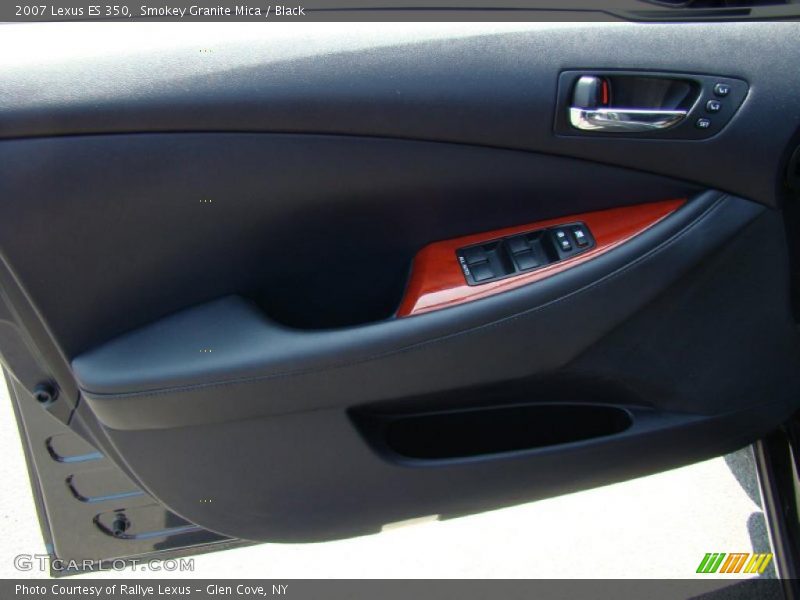 Smokey Granite Mica / Black 2007 Lexus ES 350