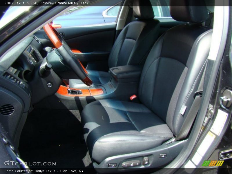 Smokey Granite Mica / Black 2007 Lexus ES 350