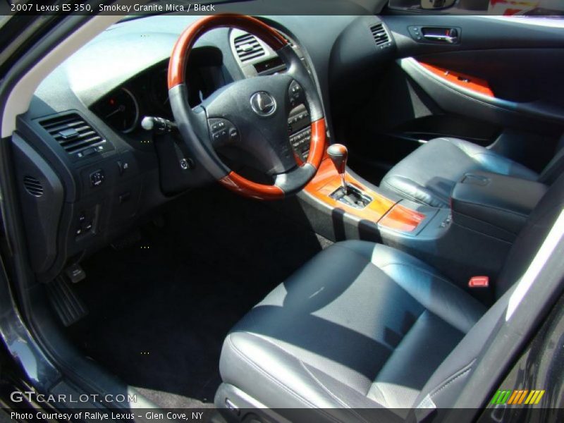 Smokey Granite Mica / Black 2007 Lexus ES 350